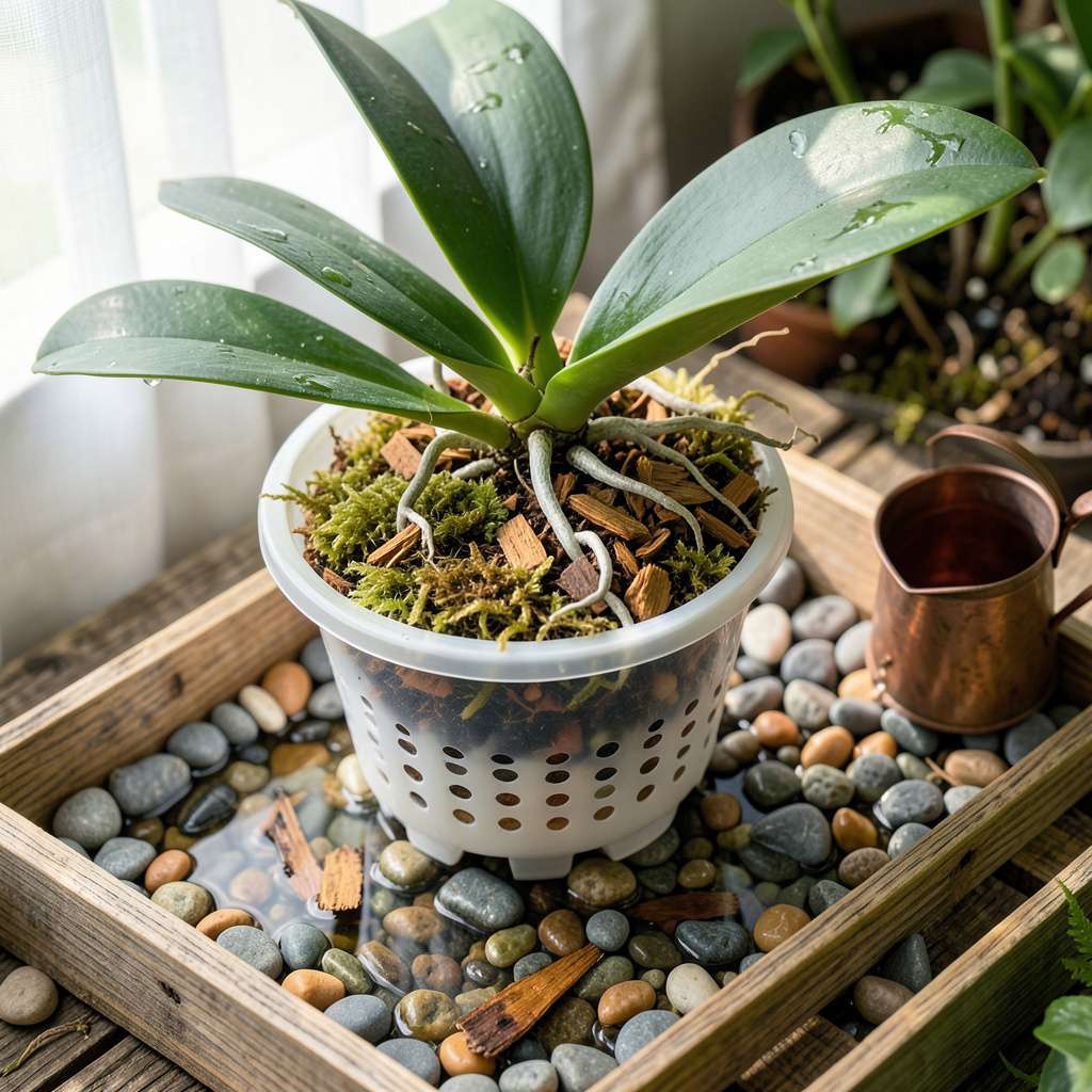How to Drain Orchid Potting Mix: Prevent Root Rot With This Key Step