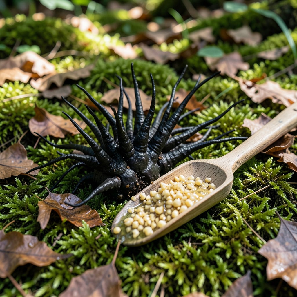 how to get rid of dead mans fingers fungus illustration with key details