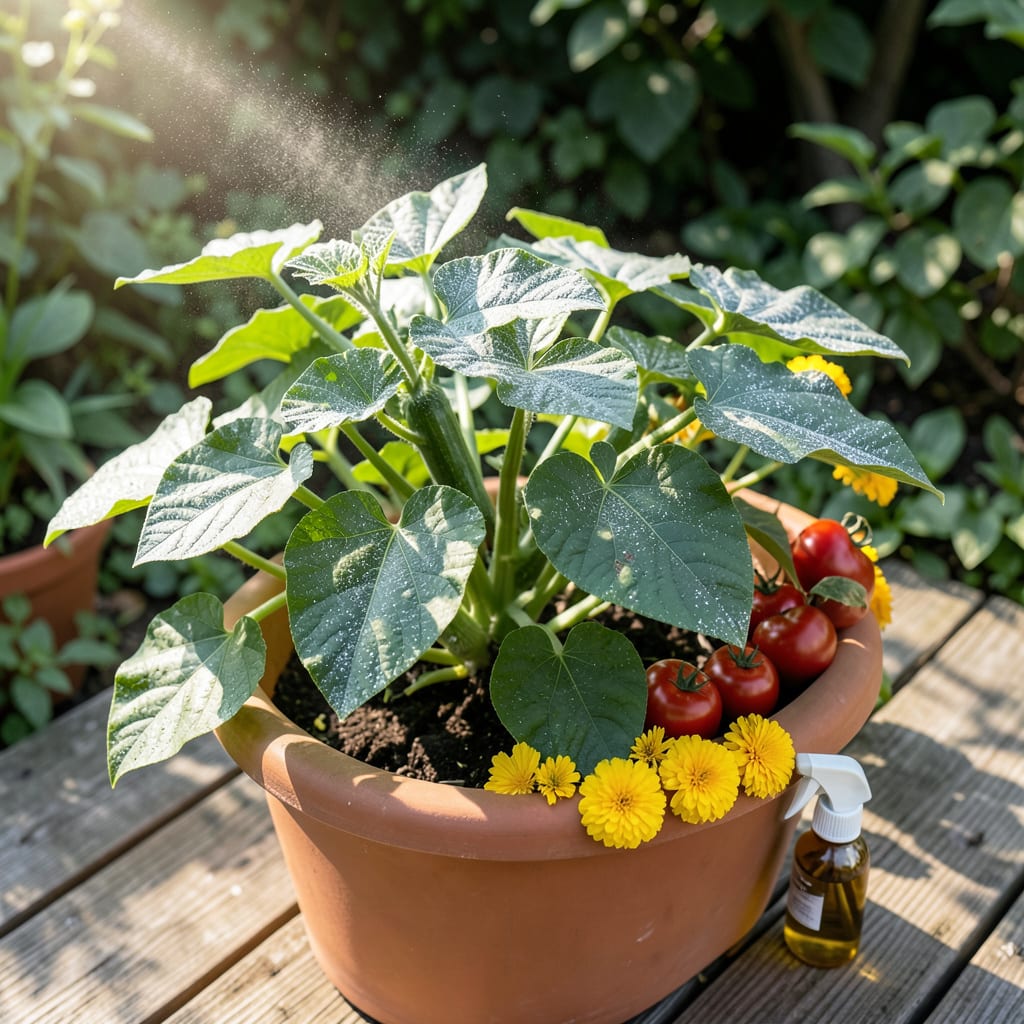 How to Get Rid of White Powdery Mildew on Plants: Natural Remedies for Fast Recovery example with annotations