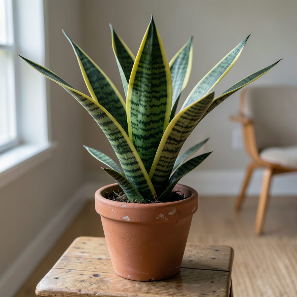Visual representation of How to Grow a Tall Snake Plant: The Light and Water Tricks for 6 Foot Stems