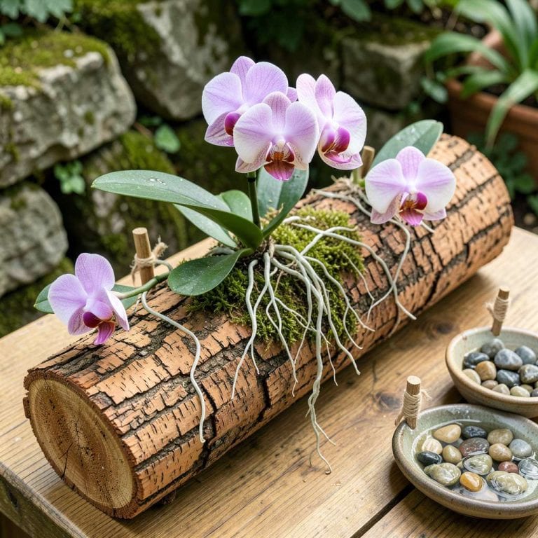 Growing Orchids on a Log: The Natural Mounting Method for Thriving Blooms