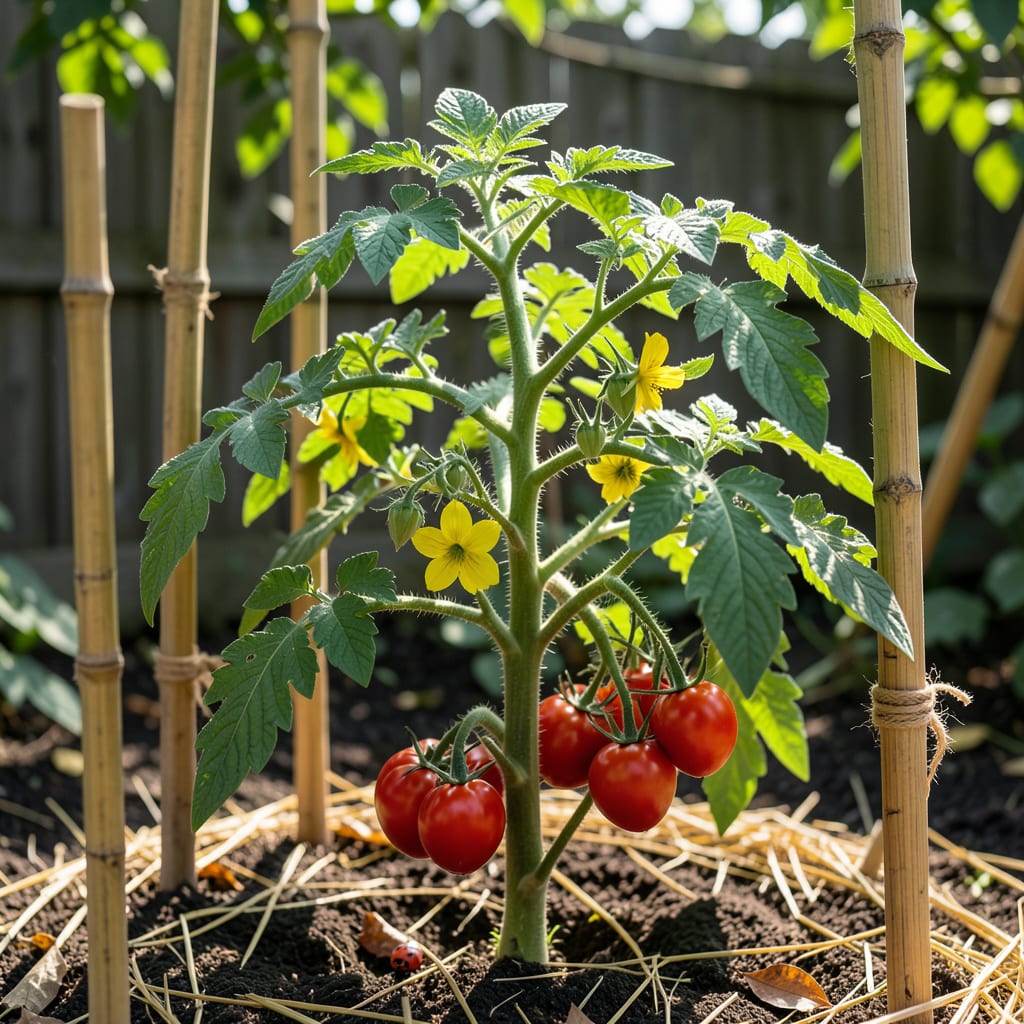Comprehensive How to Grow Tall Tomato Plants: Staking and Pruning for Sky High Yields visual reference