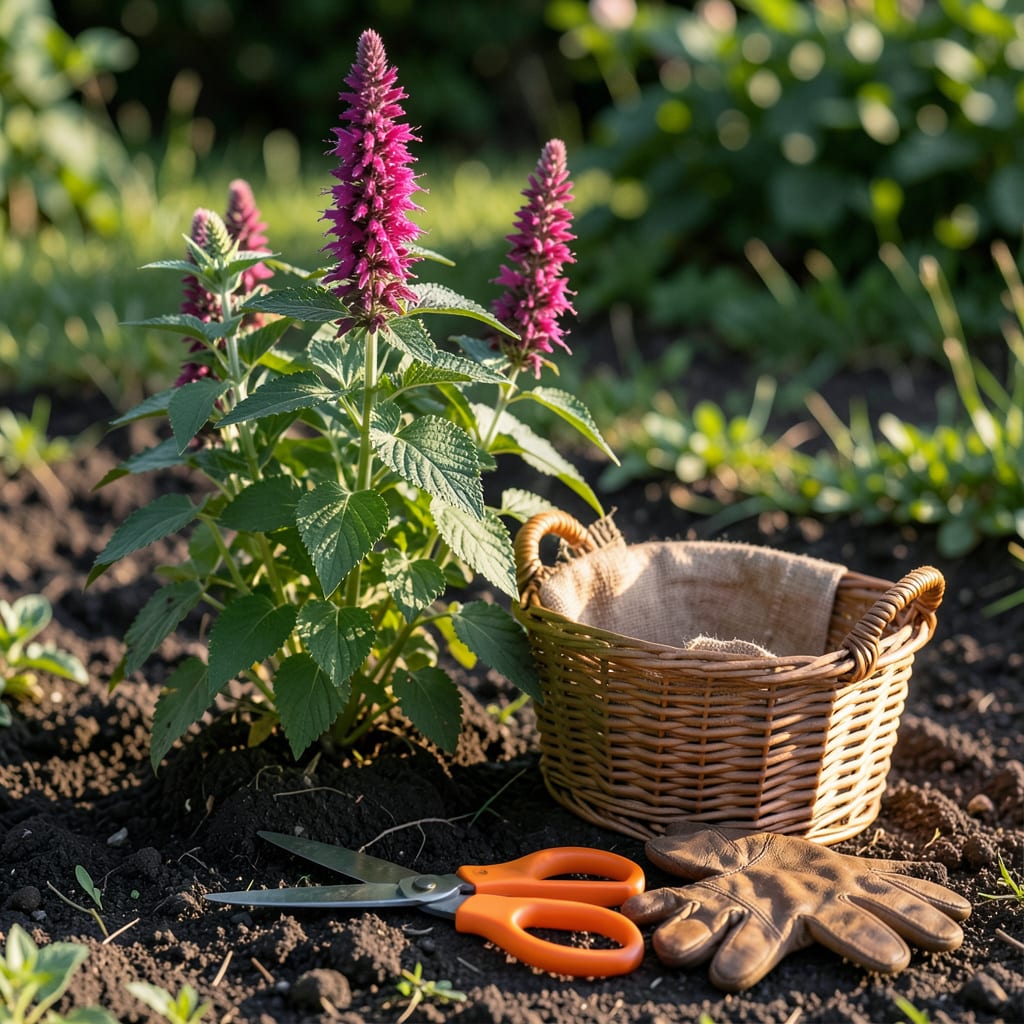 Complete how to harvest bee balm overview image