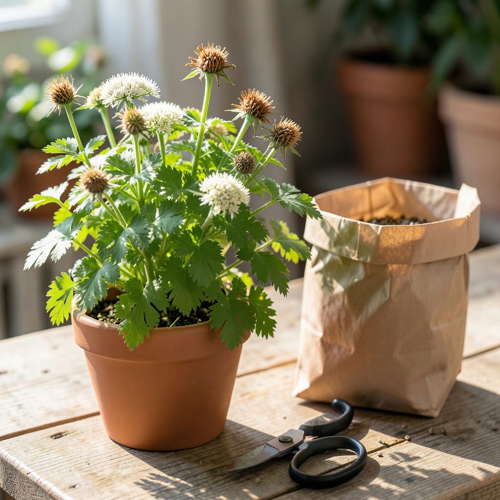 How to Harvest Coriander Seeds: Timing and Drying for Maximum Flavor illustration with key details