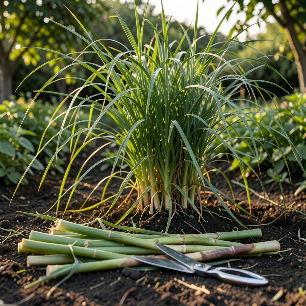 how to harvest lemongrass for tea detailed visual guide