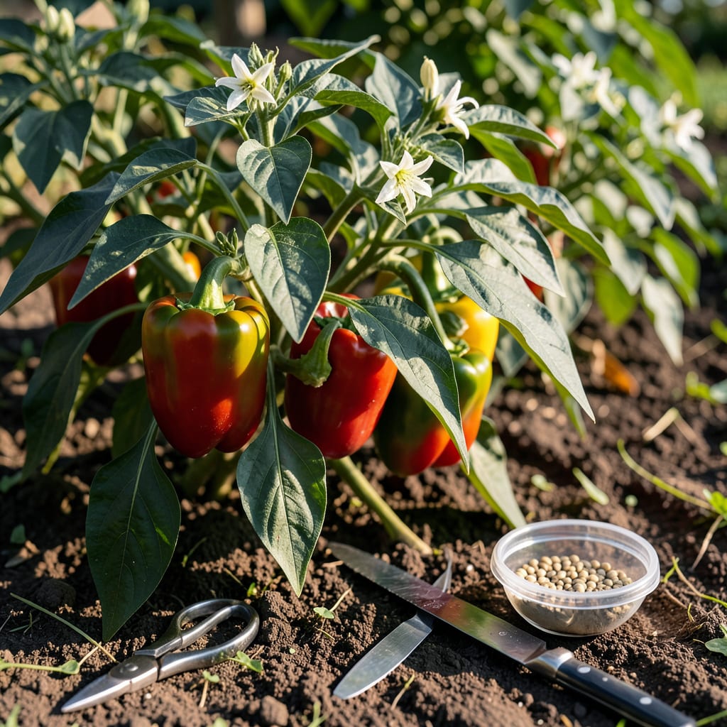 How to Harvest Pepper Seeds: Simple Steps for Next Season's Plants illustration with key details