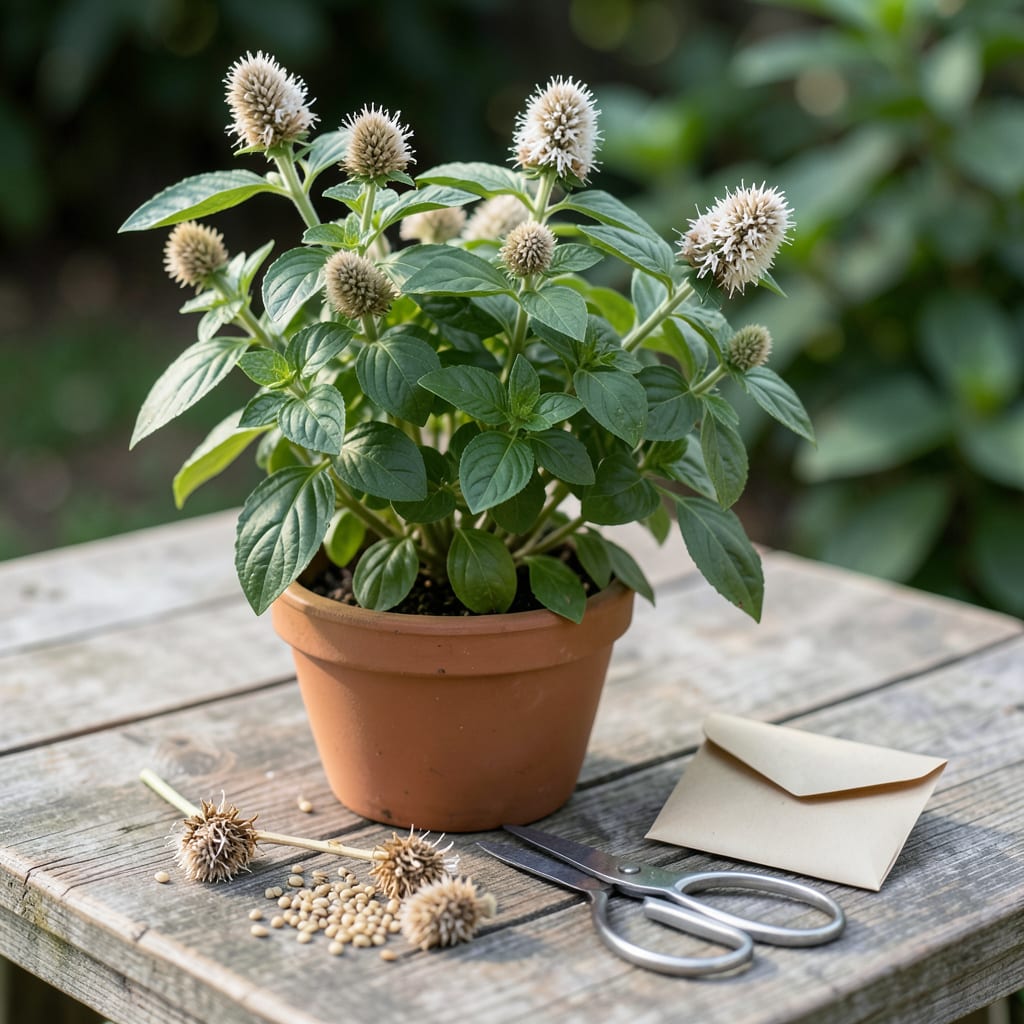 Comprehensive how to harvest thai basil seeds visual reference