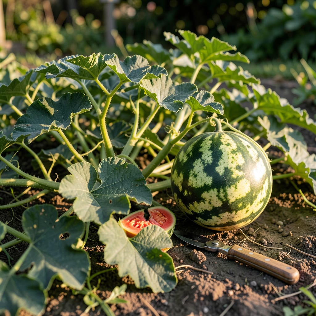Visual representation of How to Harvest Watermelon: Exact Timing and Field Tested Signs