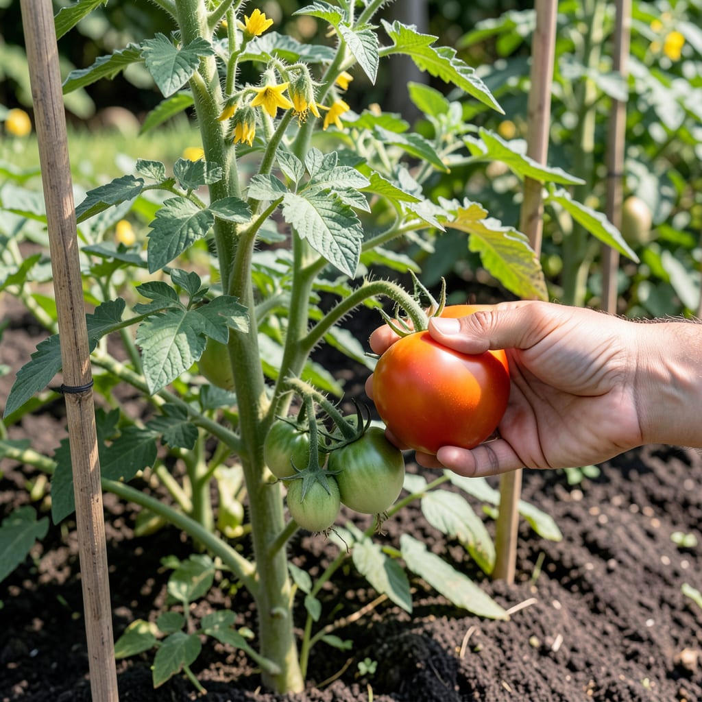 Complete how to know if a tomato is ready to pick overview image
