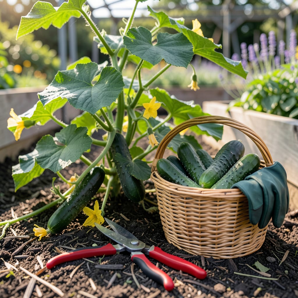 How to Know When a Pickling Cucumber Is Ready to Pick: 5 Clear Signs illustration with key details