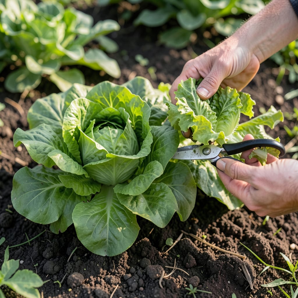 How to Know When Lettuce Is Ready to Harvest: Head Firmness and Leaf Maturity Signs detailed visual guide