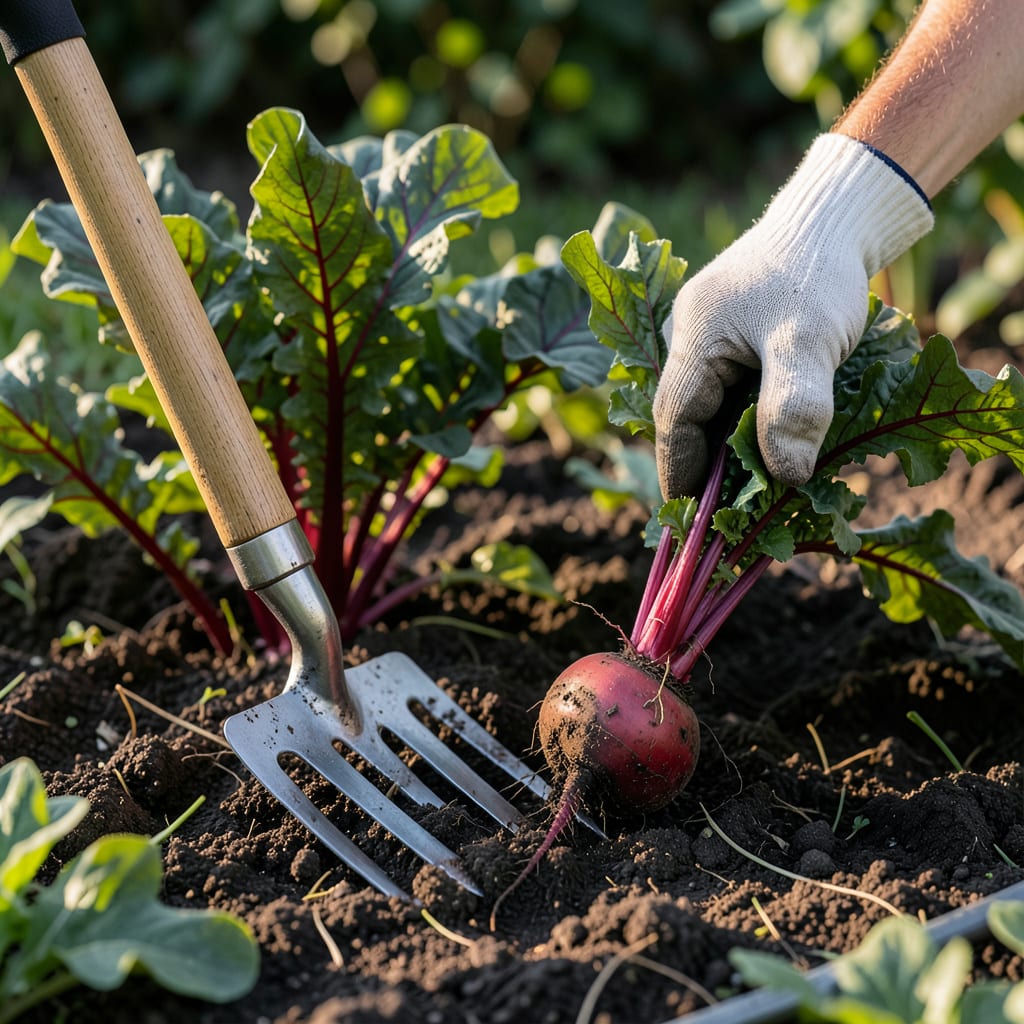 How to Know When to Harvest Beetroot: Size and Shoulder Clues for Gardeners detailed visual guide