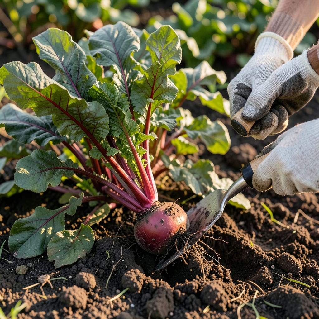 How to Know When to Harvest Beets: Size and Soil Line Signals illustration with key details