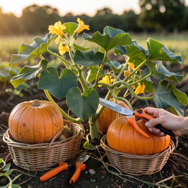 How to Know When to Harvest Pumpkins: Rind Hardness and Stem Check