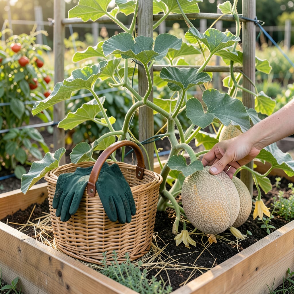 How to Know When to Pick Cantaloupe: 3 Foolproof Ripeness Signs detailed visual guide
