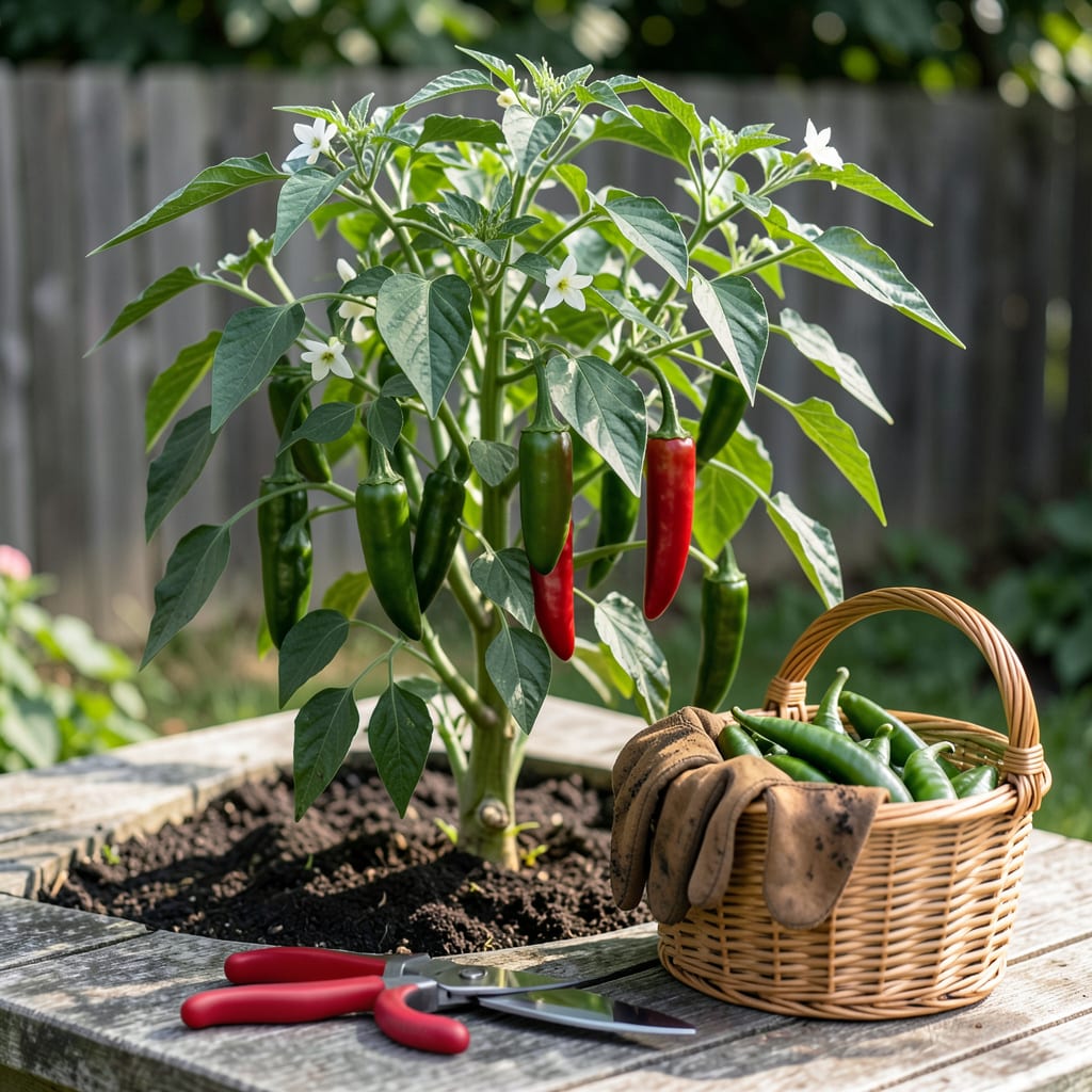 How to Know When to Pick Jalapeños: Perfect Harvest Timing Guide illustration with key details