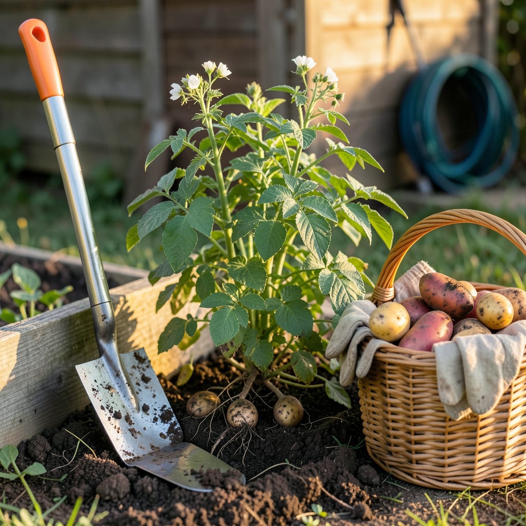 How to Know When to Pick Potatoes: Harvest at the Perfect Time illustration with key details