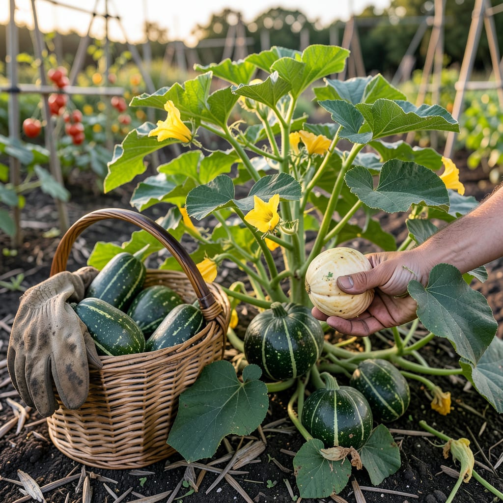 How to Know When to Pick Squash: The Nail Test Trick for Sweetest Flavor detailed visual guide