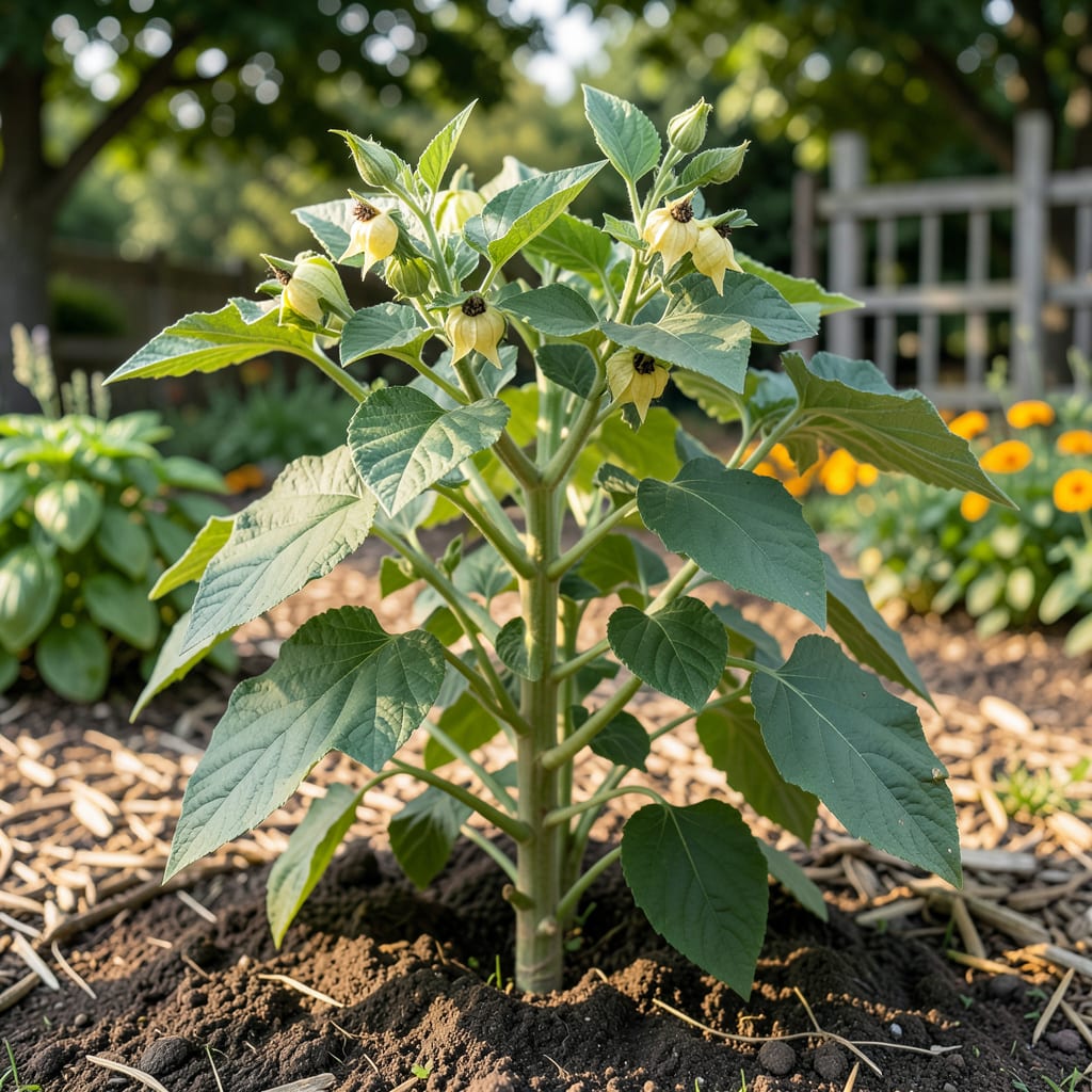 How to Know When to Pick Tomatillos: The Husky Split and Color Test Gardeners Use example with annotations
