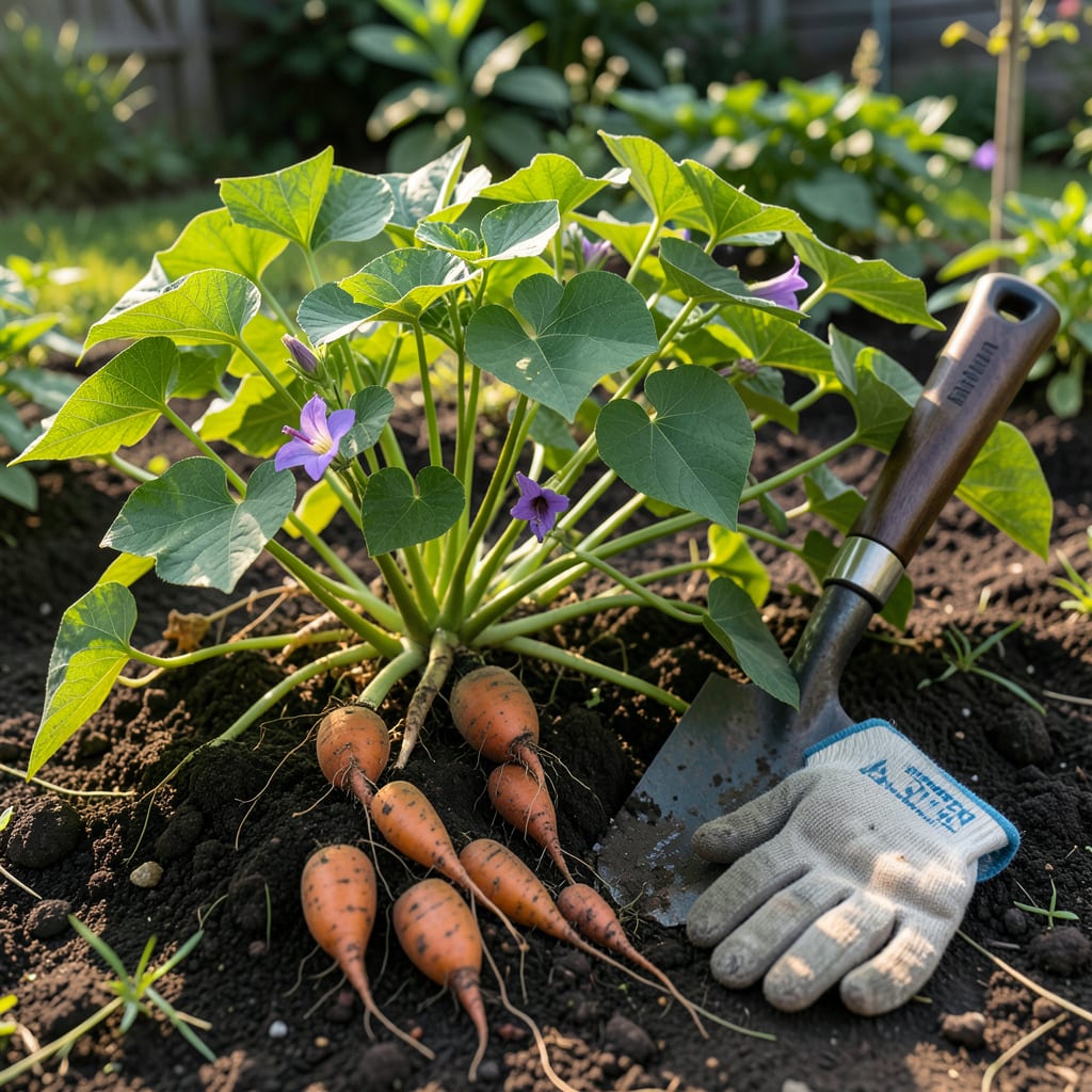 How to Long Does It Take to Harvest Sweet Potatoes: Seasonal Timing for Gardeners illustration with key details