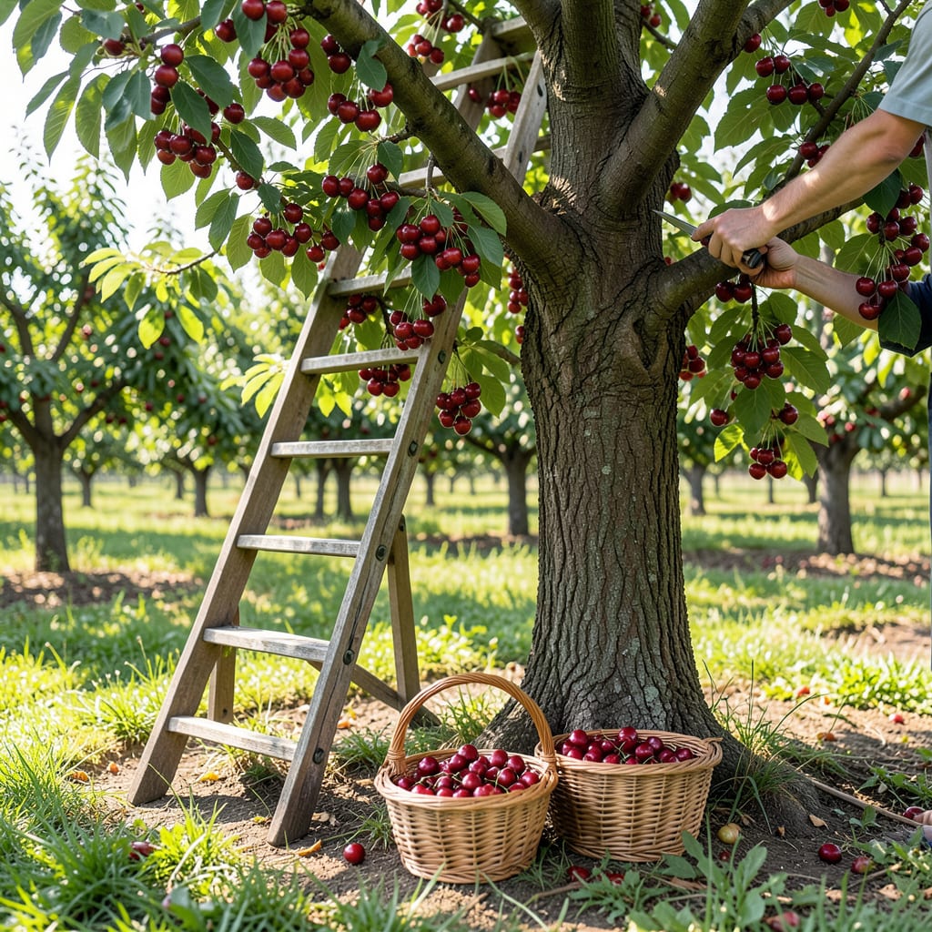 How to Pick Cherries From a Tree: Gentle Methods for Ripe Harvests detailed visual guide
