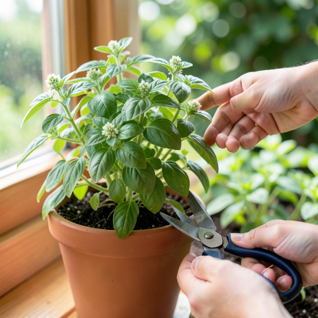 How to Pick Fresh Basil From Plant: Harvest Without Harming Growth illustration with key details