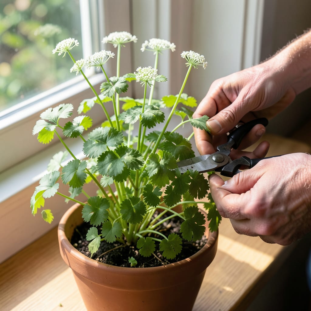 How to Pick Fresh Cilantro: Leaf and Stem Selection Guide detailed visual guide