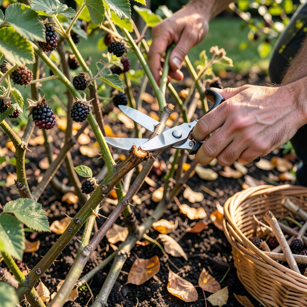 How to Prune Blackberries: The Key to Bigger, Sweeter Harvests example with annotations