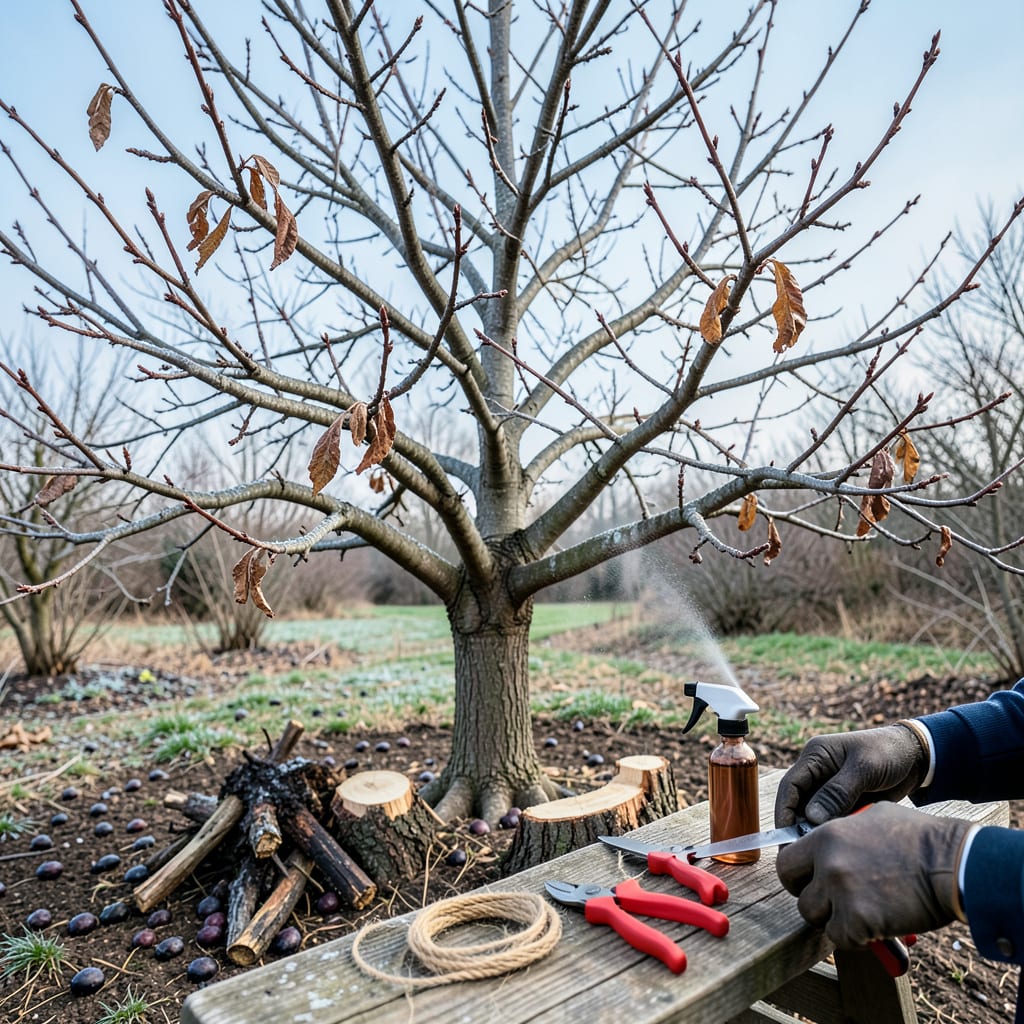 Visual representation of How to Prune Plum Trees: Step by Step for Bigger, Healthier Fruit