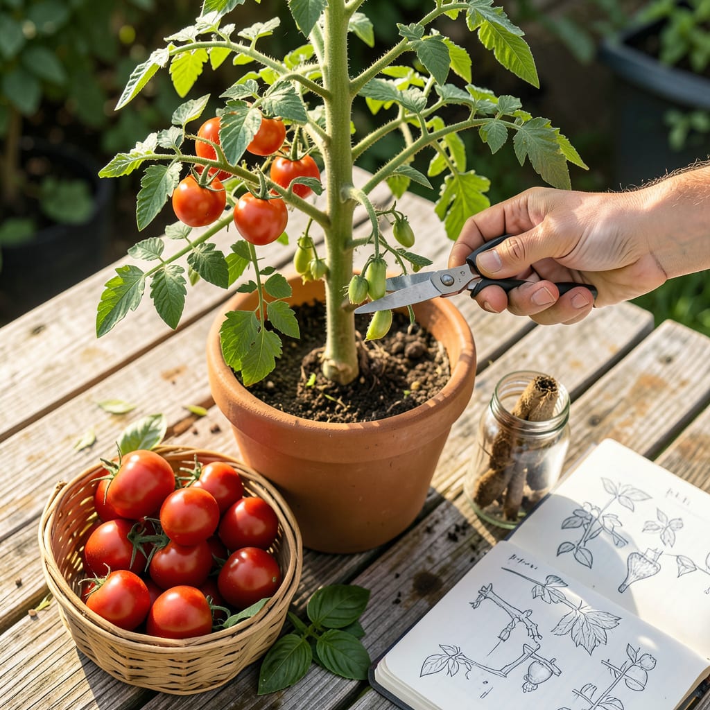 How to Prune Tomato Plants: The Gardener’s Secret to Bigger Harvests detailed visual guide