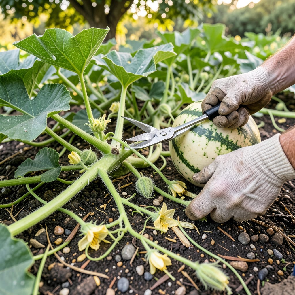 How to Prune Watermelon: The Key to Bigger, Sweeter Harvests illustration with key details