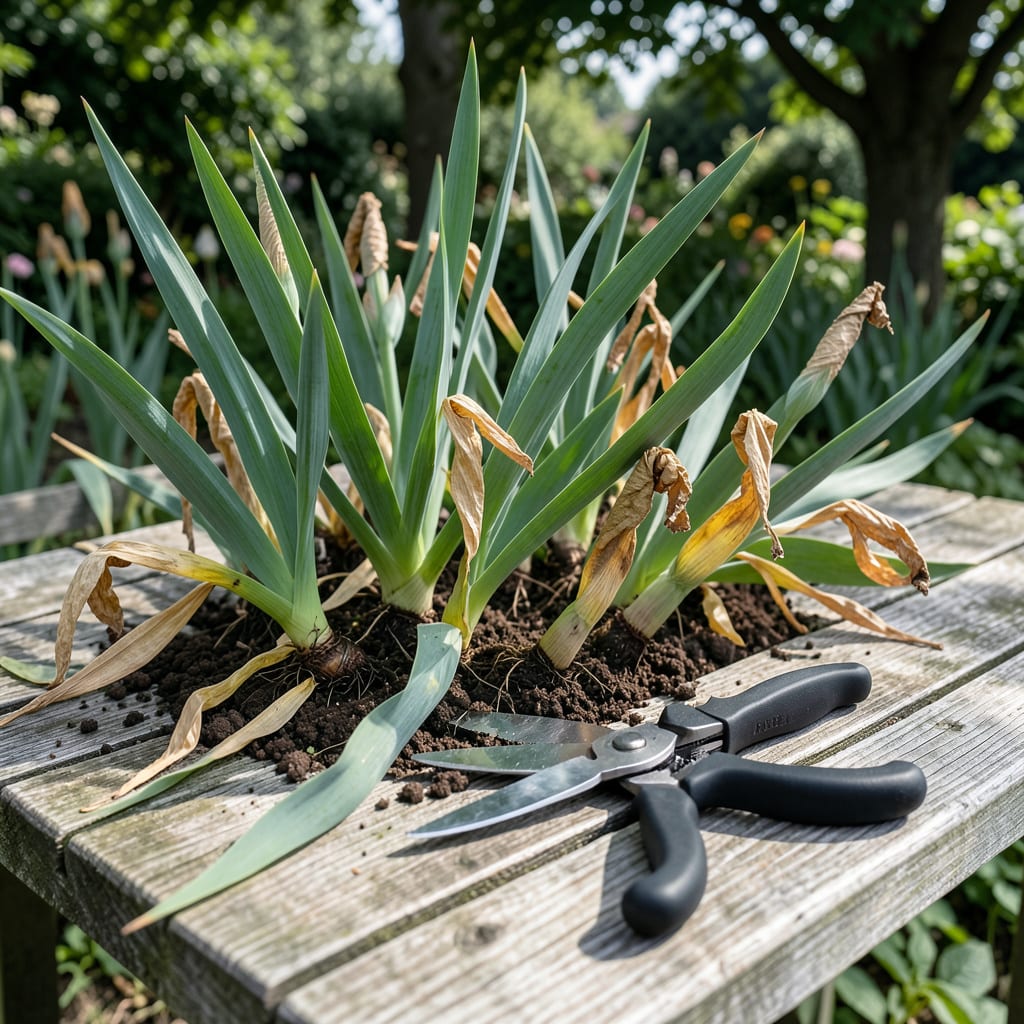 Visual representation of How To Remove Dead Iris Leaves: Simple Steps For Healthy Blooms