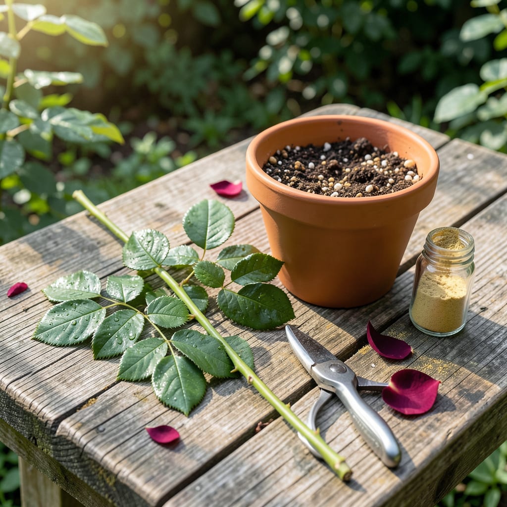 Complete How to Root a Knockout Rose: Foolproof Propagation from Cuttings overview image