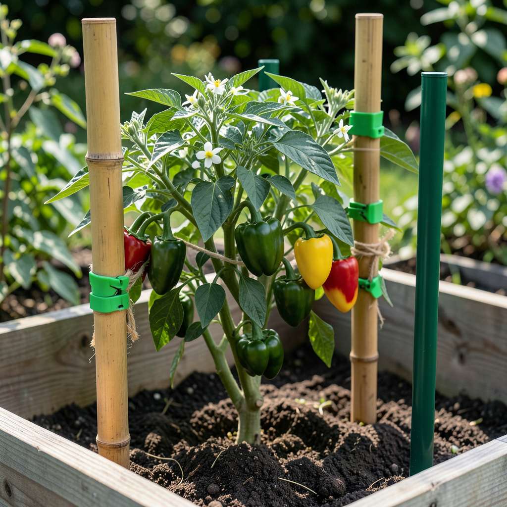 How to Stake Pepper Plants: Step-by-Step Guide for Stronger Growth