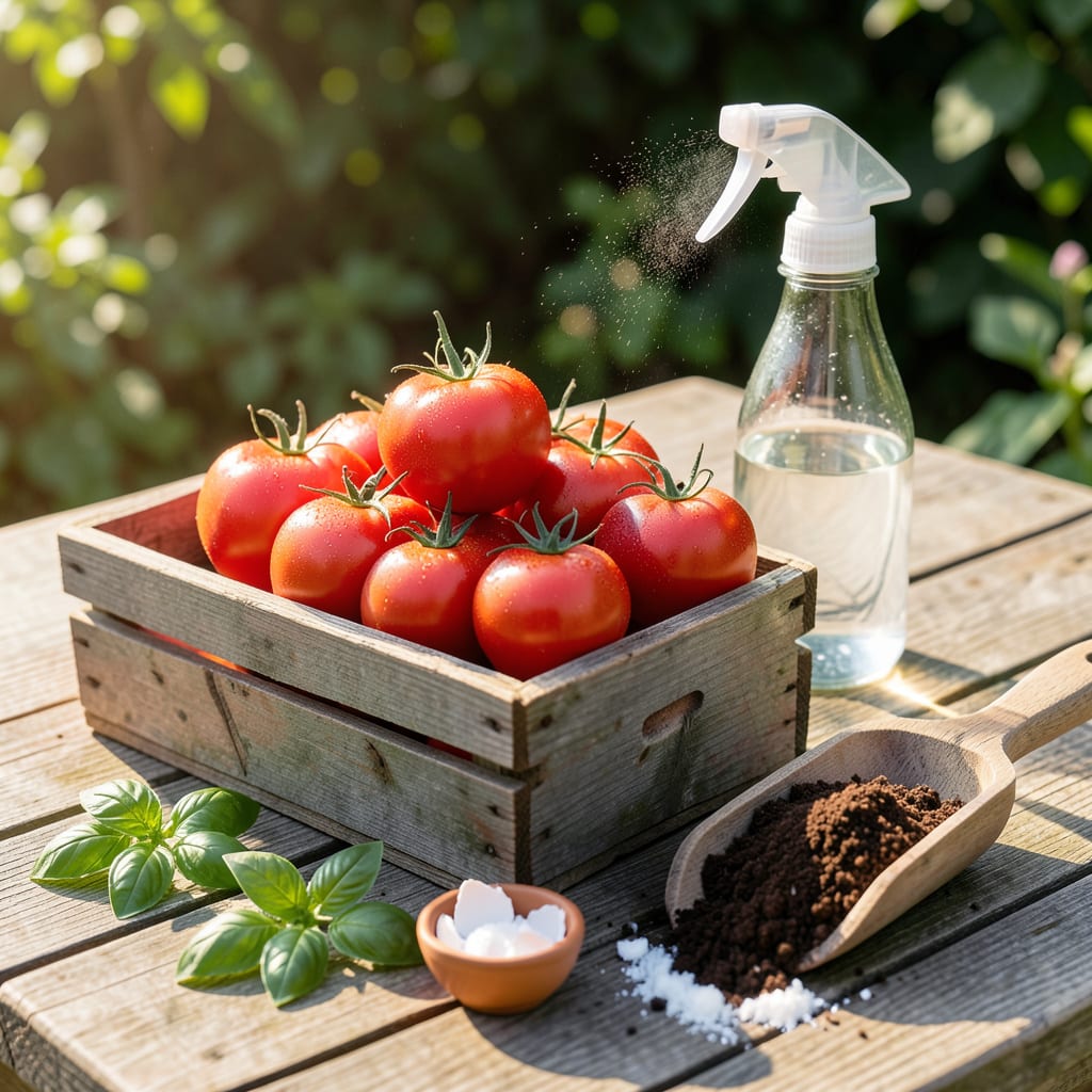 Visual representation of How to Stop Bottom End Rot on Tomatoes: Early Detection and Prevention Tips