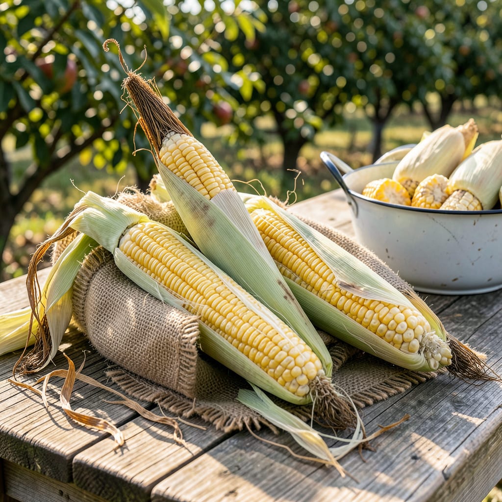 How to Tell Corn Is Ready to Pick: Sweet Kernels at Peak Ripeness illustration with key details