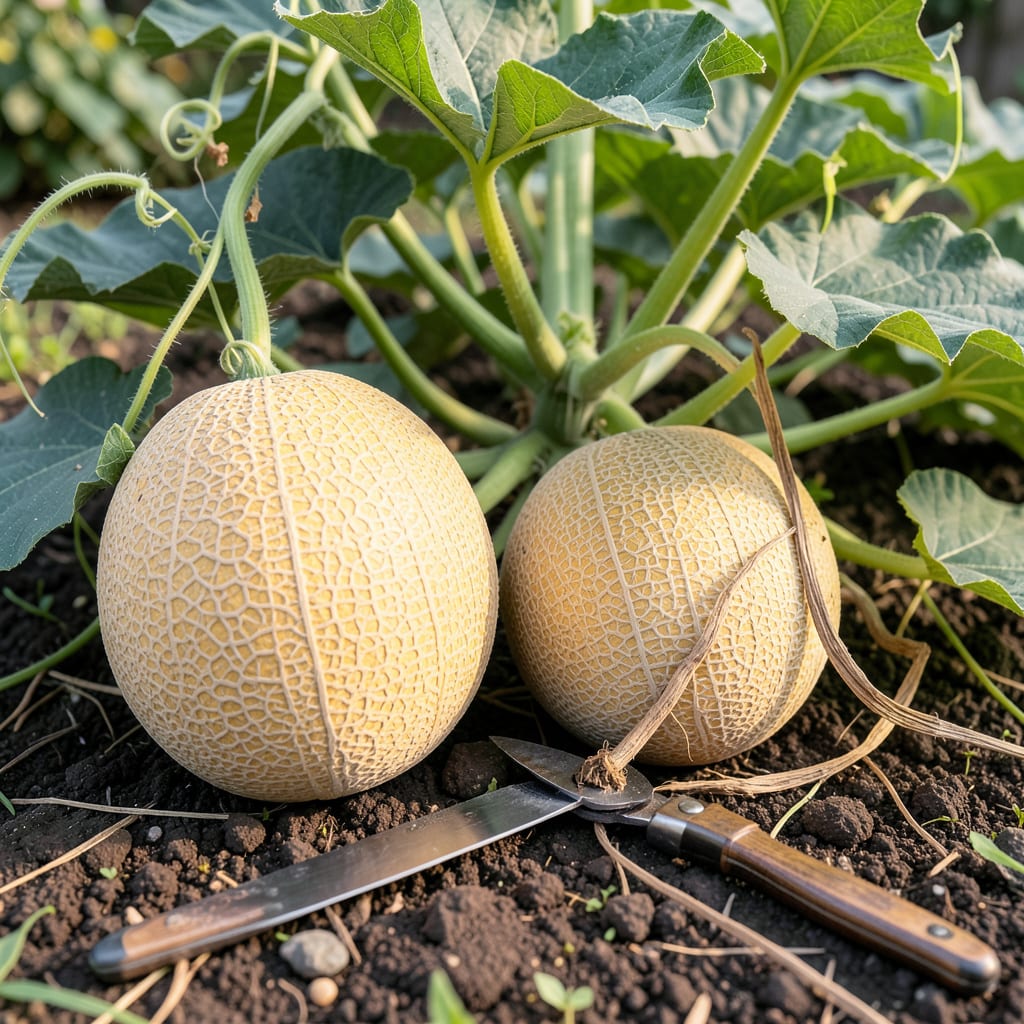 How to Tell If a Cantaloupe Is Ready to Pick: Foolproof Field Signs for Sweet Harvest illustration with key details