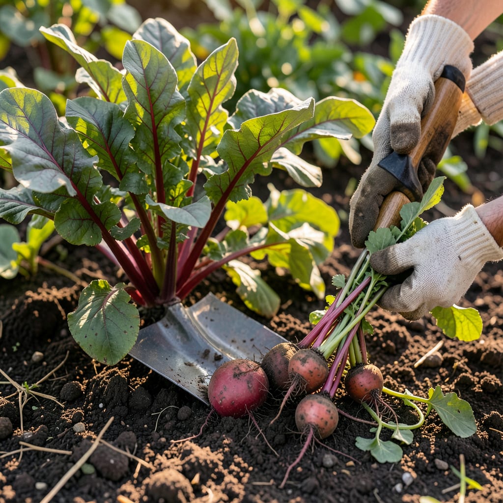 how to tell if beets are ready to harvest illustration with key details