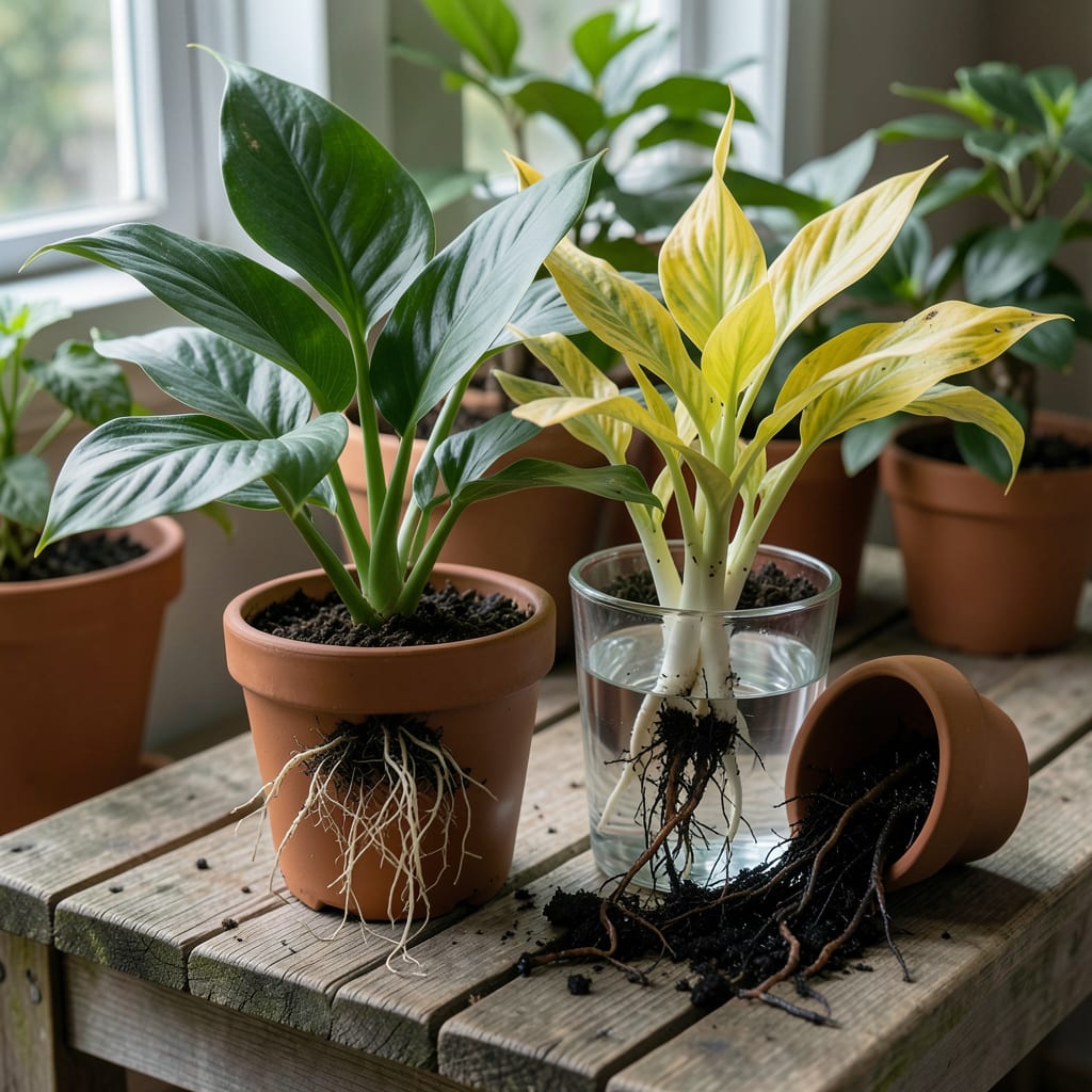 How to Tell If Plant Has Root Rot: Early Signs and Rescue Steps example with annotations