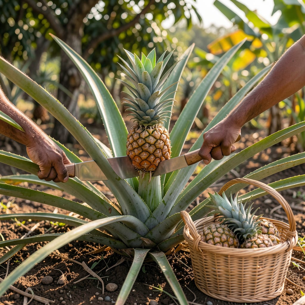 Complete How to Tell When a Pineapple Is Ready to Pick: The Base Twist and Scent Test for Sweetness overview image