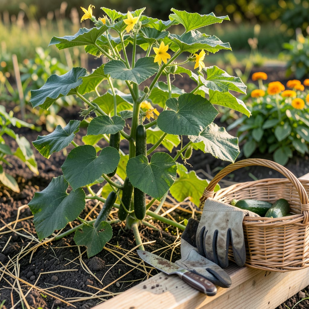 Visual representation of How to Tell When Cucumbers Are Ready to Pick: 5 Clear Signs to Look For