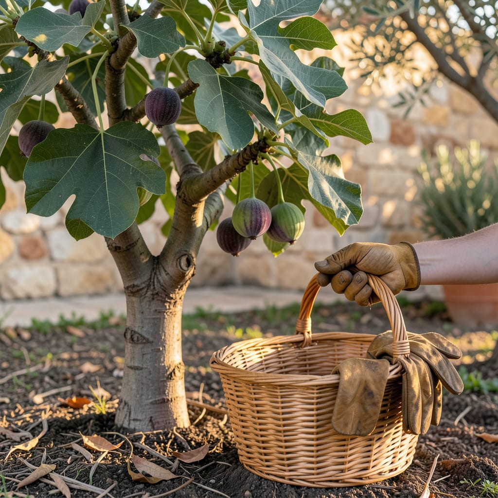 How to Tell When Figs Are Ready to Pick: The Neck Bend and Droop Test illustration with key details
