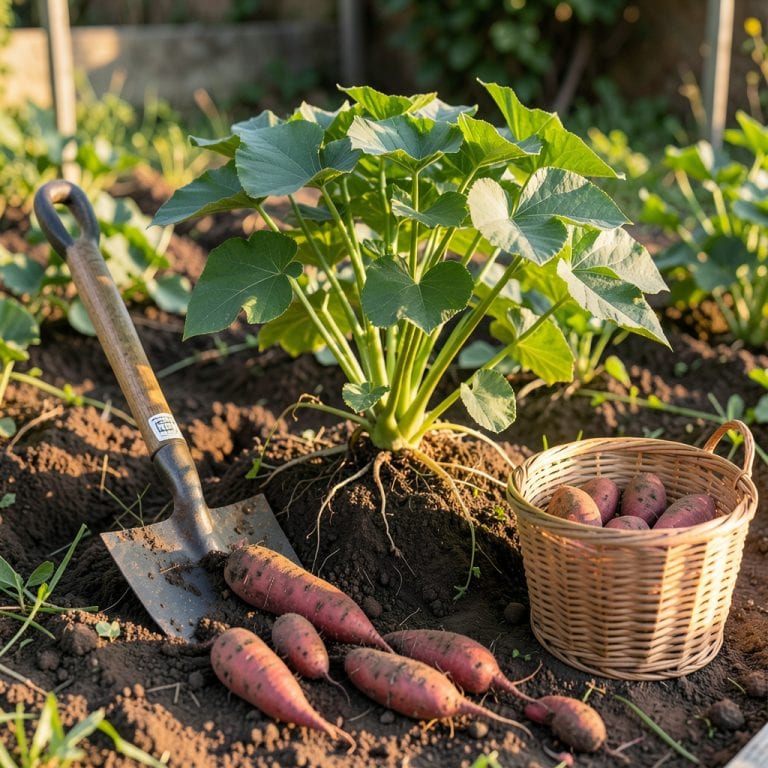 How to Tell When Sweet Potatoes Are Ready to Harvest: Vine Wilting and Soil Mounding Clues