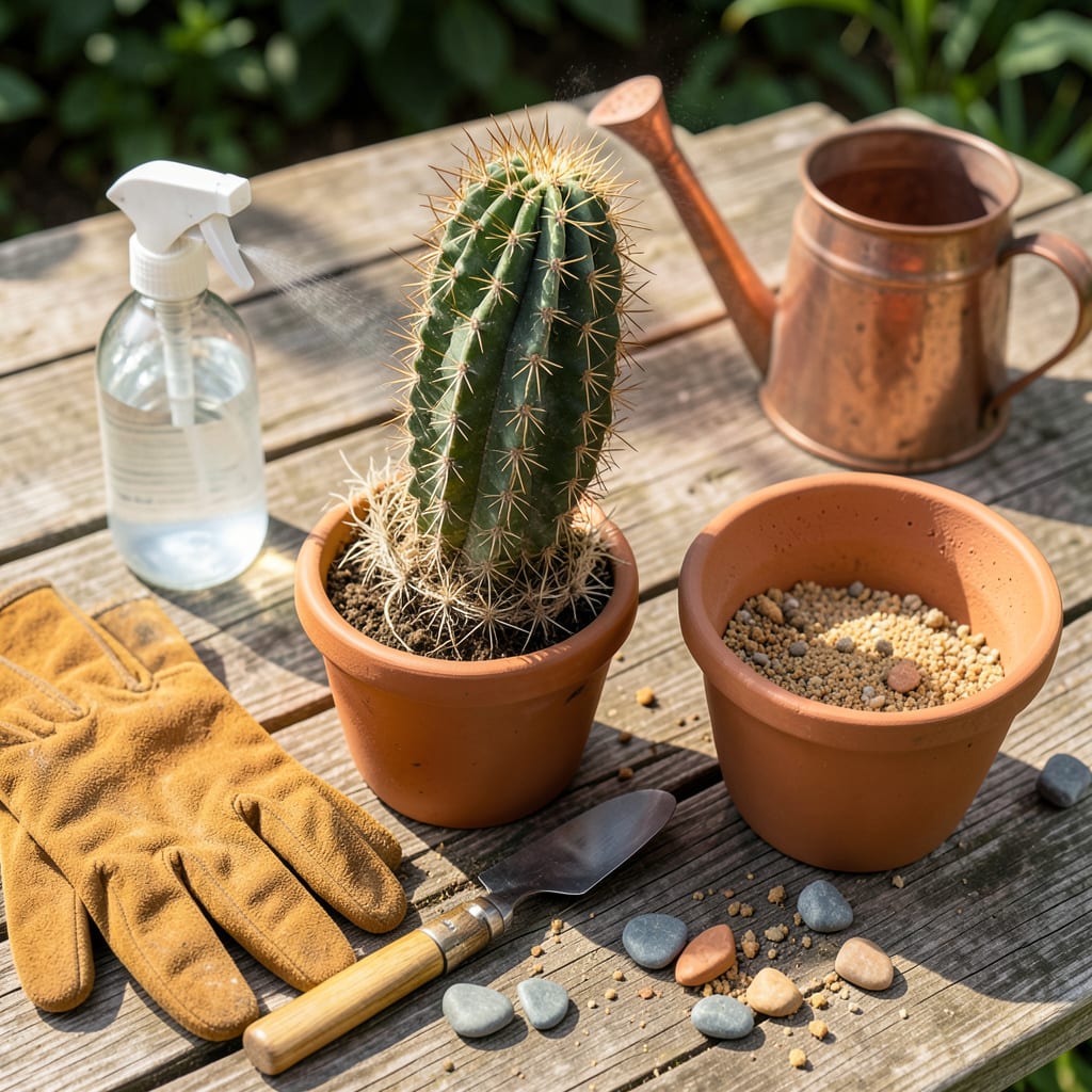 Complete how to transplant cactus overview image