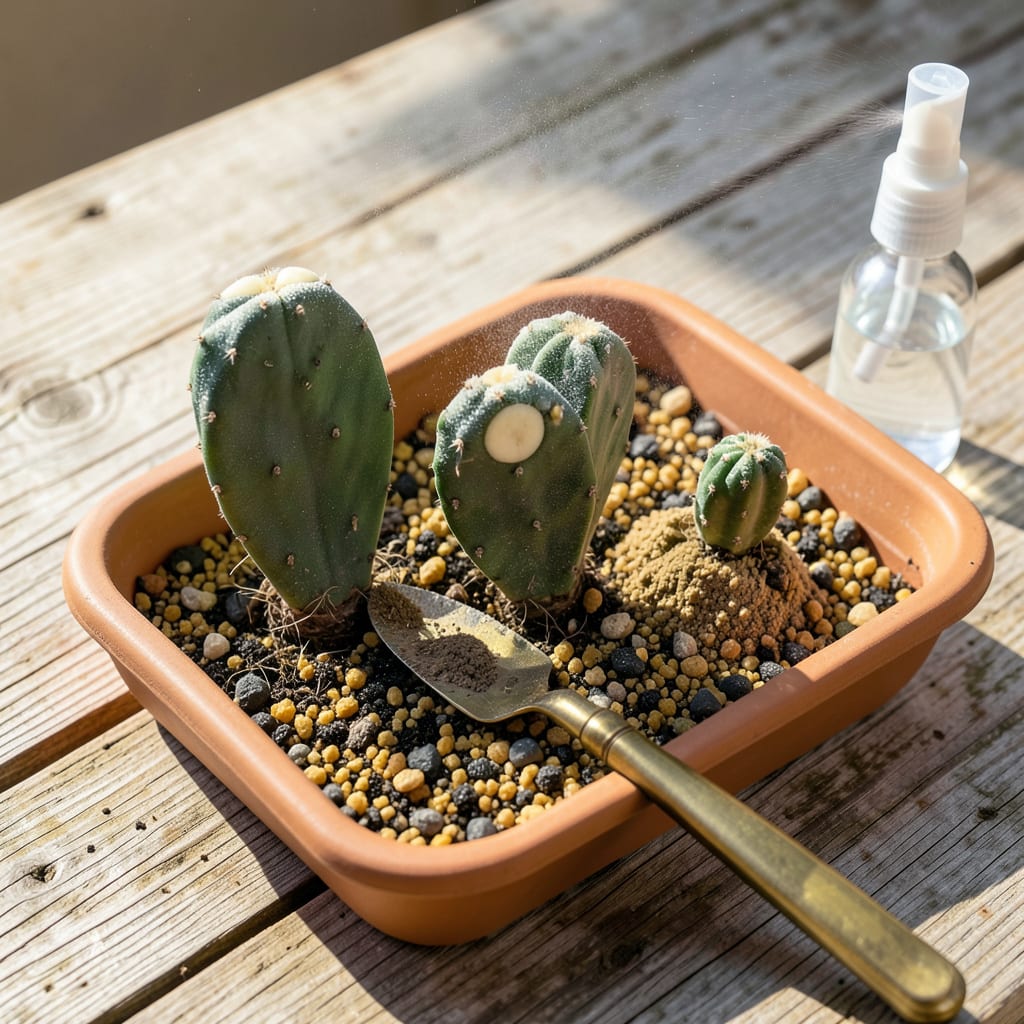 How to Transplant Cactus Cuttings: Foolproof Steps for Healthy Roots illustration with key details
