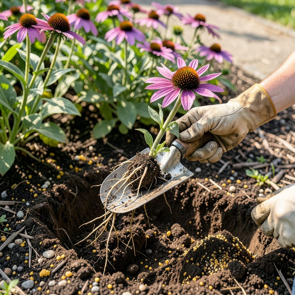 Complete how to transplant coneflowers overview image