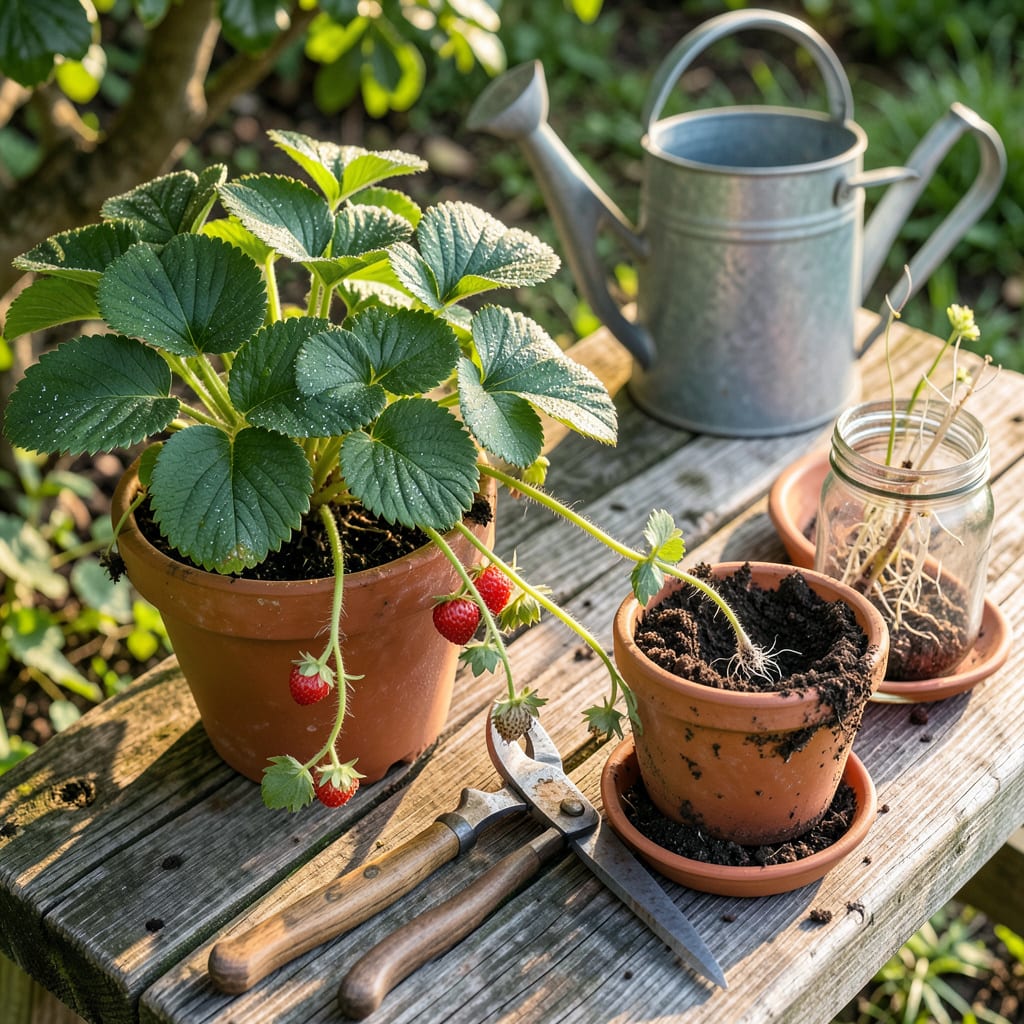 How to Transplant Strawberry Runners: Foolproof Steps for Bigger Harvests detailed visual guide