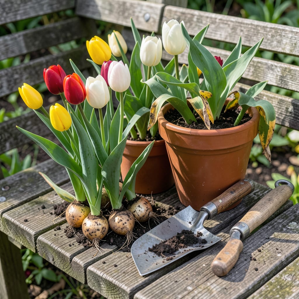 how to transplant tulips after they bloom detailed visual guide