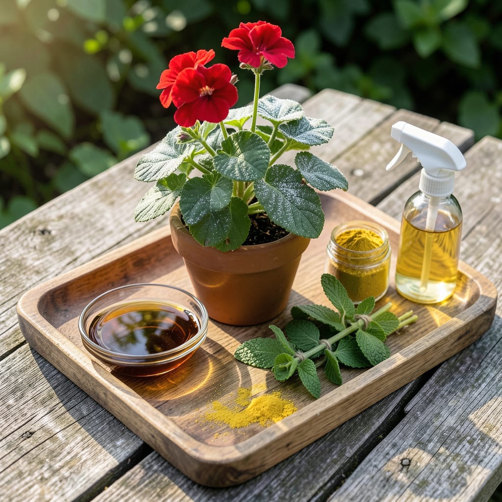 Visual representation of How to Treat Fungus on Plants: Organic Solutions for Healthy Growth