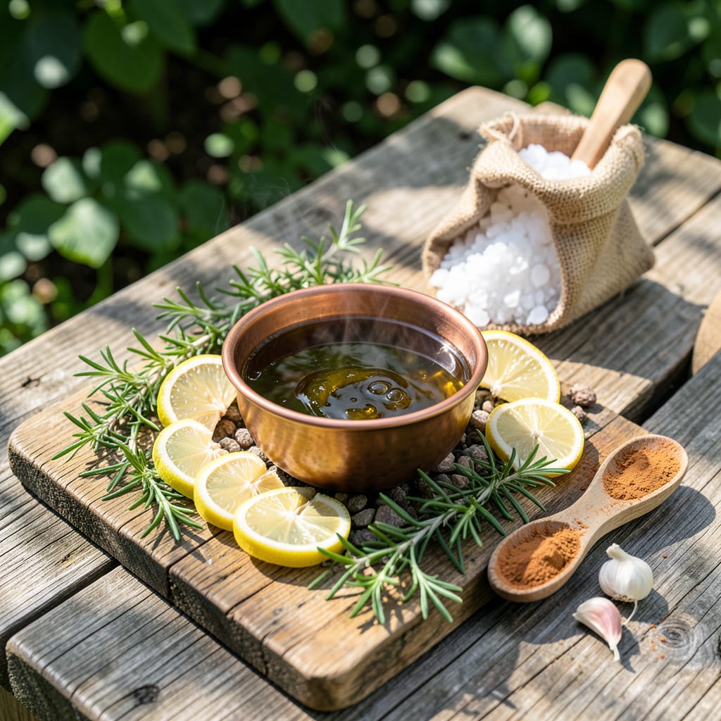 Visual representation of How To Treat Tree Fungus Naturally: Neem Oil and Baking Soda Solution